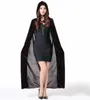 halloween longue cape de velours pour costumes de cosplay Death diable sorcière cape fantaisie sexy femmes cape magique enfants adultes princesse vampire capes prop