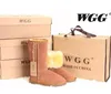 Spedizione gratuita 2020 Stivali alti classici da donna WGG di alta qualità Stivali da neve da donna Stivali invernali in pelle TAGLIA USA 4 --- 13