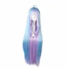 réglable Sélectionnez la couleur et le style Livraison gratuite synthétique 100 cm multicolore cheveux longs et raides perruque de cosplay perruque de cheveux en fibre haute température