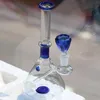 Speciaal ontwerp Glas Bong Gratis Type Glas Water Pijp Cool Gevoel Hoofdstuk Roken Hookahs Recycler Olierouts met Kom 100% ECHTE afbeelding