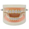 Hip Hop Grillz pour les rappeurs Punk Street Fashion hommes femmes, dents en or 18 carats Grillz, ensemble de 2 pièces de luxe, grilles dentaires en Zircon rose scintillant