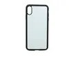 Custodie per cellulari Custodia vuota per iPhone X XS MAX XR Custodia rigida in plastica con stampa a sublimazione 2D con inserto in metallo Custodia per cellulare L231011