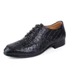 Zapatos de cuero de venta caliente para hombres zapatos de cuero de vaca hombre zapato de grado superior estilo británico pisos de vestir de gran tamaño para hombre zy340