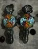 Vintage Glass Smoking Pipe Colorful Screen Water Dab Oil Burner Rigs Spoon Pipe original factory can pur customer by DHL UPS
