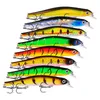 Yeni Flaş Minnow Jerkbaits gerçekçi dalış eylem 8 renkler 17.5g 12.5 cm Yapay gerçekçi renk dart Lazer Yem ile 3 kanca