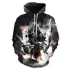 2019 Alta Qualidade Espaço Galáxia Hoodies Com Capuz Homens / Mulheres Chapéu 3D Moletons Imprimir Nebulosa Colorido Nebulosa Fina Outono Camisolas1