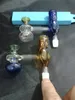 Skönhet Gourd Pot Bongs Oil Burner Pipes Water Pipes Glass Pipe Rigs Rökning