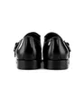 Fashion Black / Tan Monk Shoes Mens Business Dress Genuine Leather Office Shoes Male Wedding Groom Shoes