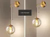 Nordic Post Moderne LED Wandlamp Creative Glass Ball Mirror Nark Wandlampen Vintage Licht voor Woonkamer Heme Decor Myy