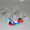 Hookah Glass Reclaim Catcher Handmake med 14mm Joint Quartz Banger Nail Silicone Container för Dab Rig Bong Bästa kvalitet