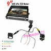 HD 1080P Backup-Kamera-System mit DVR-Schlag-Nocken, 2 x 4-pin Car Front-Rückfahrkamera + 9 IPS AHD Split-Monitor mit SD-Recorder
