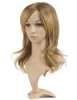Tamanho: sintética ajustável perucas Select cor e estilo de cabeça completa Longo ligeira onda encaracolado Impressionante peruca Charming Curly Costume Wig