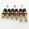 Freeshipping 40Pcs Brass HIFI Amplifier 4mm Banana Female Plug Speaker Terminal Binding Post Socket Connector High Quality 3 Type Choose