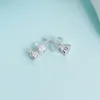 Cute Shining Little Star Stud Earring Set Originele doos voor P 925 Sterling Silver Women Girls Gift Jewelry Earrings8909804