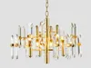 Chandeliers Luxo Cristal Modern Crystal Lusteliers Luzes de teto