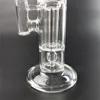 Bong per acqua in vetro da 9,5 pollici Doppio tubo Recycler Bong Tubi per acqua Mini Birdcage Filter Narghilè per fumare