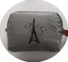 Iron Coin Pureses Tower Printed Vintage Zipper Pencil Case Gullig Portable Key