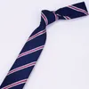 2020 Cravatta da uomo Moda Cravatta classica 6 cm A righe Plaid Dot Paisley Slim Nero Rosso Blu Cravatte skinny per gli uomini Matrimonio