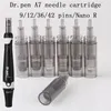 2019new 25pcs / lot Gray Color 9/12/36/42 Nano Naaldvervangende cartridge Fits Dermapen 3 / Dr Pen A7 / MyderMapen Cosmopen Huidverzorging