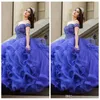 Sexy Incroyable Robe De Bal Perlée Puffy Tulle Quinceanera Robes Top Formelle Occasion Spéciale Robes De Soirée Personnalisé Européen Sweety 16 Robes