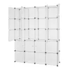 20 bagagli Cube Organizzatore di plastica Cubby Scaffalature cassettiera, fai da te Libreria modulare Armadio cabinet di sistema con Translucent Design per i vestiti