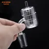 Hard Bottom 3pcs Thermal Quartz Banger Nail Set Hard Bottom wiz Dish Carb Cap Air Tube 10mm14mm18mm Joint Smoking Oil Banger 628