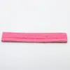 Silikon atmungsaktives Kopfband Solid Color Sport trainieren laufende Haarbänder Sweatband Headwraps