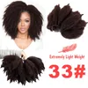 8039039 Crochet Marley Traids Cheveux noirs Afro Afro Traité synthétique Extensions Fibre à haute température pour Woman2244615