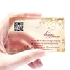 200 pcs Transparent Plastic Business Files Card free design sandblast PVC Frosted Print