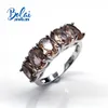 Bolaijewelry, Zultanite anneaux 925 sterling sliver créé changement de couleur bijoux de pierres précieuses pour les femmes portent tous les jours beau cadeau CJ191205