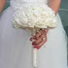 Nuovo 2020 avorio perla fiori da sposa bouquet da sposa avorio bianco bouquet da sposa artificiale di alta qualità a buon mercato4547646