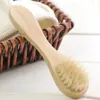 Brosse faciale naturelle brosse de bain pour peau sèche enlever la peau morte frotter la brosse à ongles pour le visage