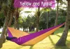 Wholesale Hot Selling High Quality One Person Assorted Color Parachute Nylon Fabric Hammock with Strong Rope Outdoor Seating Hammock