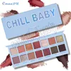 Ny CMAADU Cosmetics Eyes Makeup Christmas Collection Chill Baby Eyeshadow Palette 14 Färger Eye Shadow Hög kvalitet