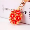 Porte-clés petite fleur de marguerite pour femmes, accessoires de sac, pendentif en métal, fleurs à cinq feuilles, cadeau créatif