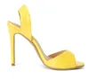 Klassische modische Frauen Sandalen sexy gelbe dünne High Heel Frauen Schuhe bequeme weiche Sandalen High Heels Sandalen