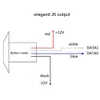 RFID Mikro Okuyucu Erişim Su Geçirmez IP65 Mini Kart Okuyucu WG26 Format Çıkışı SN: IBUTTON