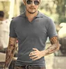 Zomer mannen tops tees korte mouw polo shirt mannen brei polo shirt slanke merk katoenen mannen casual shirts Trend Maat M -XXL