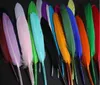 hair decoration for 50x Colorful Dyed Loose Goose Indian Feather Headdress DIY Wedding Bouquet Decorations Craft for Home Dec7588148