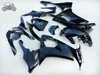 Free customize fairings set for Kawasaki Ninja ZX10R 2008-2011 all glossy black ABS plastic fairing kit ZX-10R 08 09 10 11