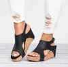 Hot Koop Dames Designer Sandalen Vis Mond Romeinse Mode Hoge Hak Lederen Waterdicht Platform Schoen Sandaal