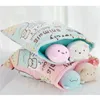 4pcs8pcs fyllda sumikko gurashi kudde plysch djur leksak japansk katt björn hörn bio tecknad docka kreativa leksaker för barn3021128