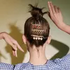 European USA Hot Selling Hair Clips Make up Punk Heart Shaped Glaze Oil Drop Hair Pins for Women Girls