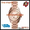 100% ORIGINALE MOVIMENTO GIAPPONE GOCCIA NUOVO MK5612 MK5613 MK5614 MK5639 MK6175 Mini Blair multifunzione oro rosa Blush Watch2324