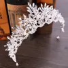 A buon mercato Argento Bling Diademi Corone Gioielli per capelli da sposa Corona Cristallo Moda Sera Prom Abiti da festa Accessori Copricapo