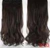 Hair Wefts Products High Temperature Silk Curling Clip Curtain Synthetic Hair Extensions Curly Clip Hair Curler
