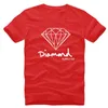 Diamond Supply Co Men estampado Camiseta corta de manga corta Camiseta Camiseta barata Camiseta de moda Moda de moda Blanco rojo Amarillo G230C