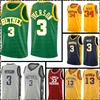 męskie liceum Allen 3 Iverson College Len 34 Jersey 13 Harden 33 Koszulki do koszykówki