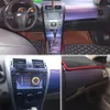 Für Toyota Corolla 2007-2013 Selbstklebende Autoaufkleber 3D 5D Kohlefaser Vinyl Autoaufkleber und Abziehbilder Auto Styling Accessories270y