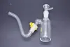 de alta qualidade DIY fumar Bong Ash Catchers 14,4 milímetros 14 milímetros com tubo de vidro de palha J-gancho clipes adaptador de plástico Keck para tubulações de água